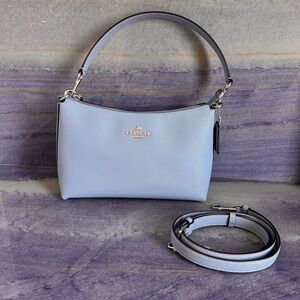 Coach Clara shoulder bag crossbody cornflower light blue